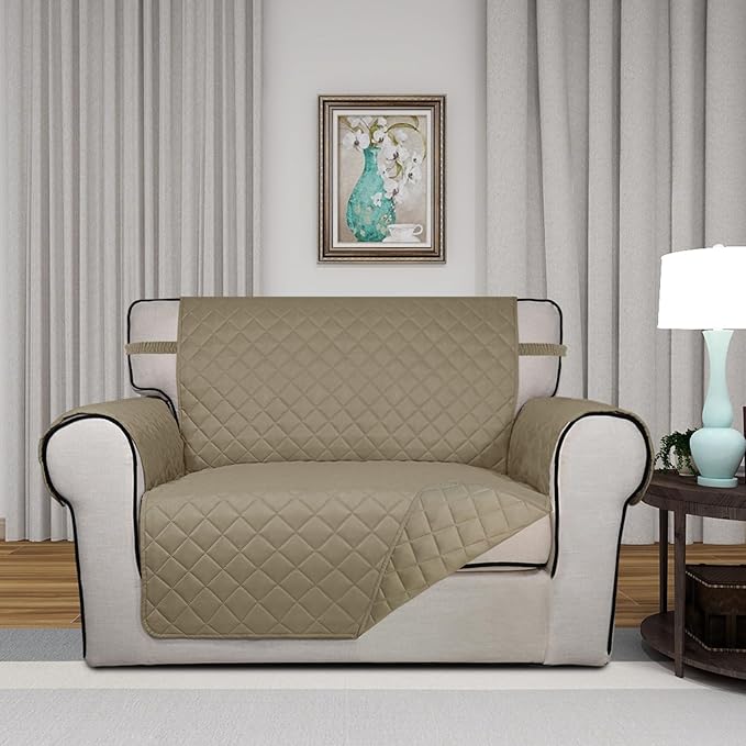 PureFit Reversible Quilted Sofa Cover, Water Resistant Slipcover Furniture - Image 2