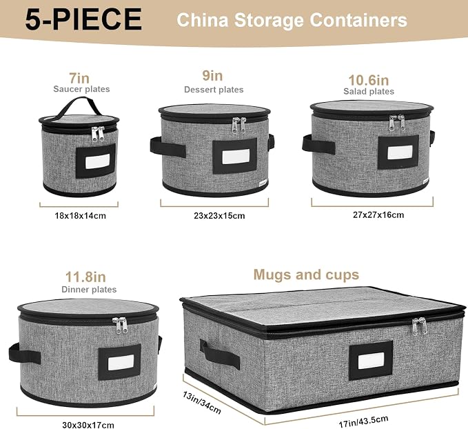 homyfort China Storage Containers, Hard Shell - Image 3