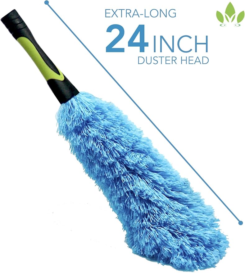 EVERSPROUT Flexible Microfiber Feather Duster | Extra-Long 24 inch Brush Head - Image 2