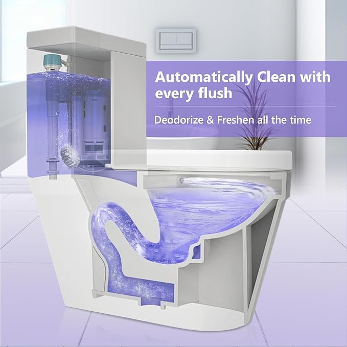 Toilet Bowl Cleaner Tablets, Automatic Toilet Bowl Cleaners, Long-Lasting - Image 9