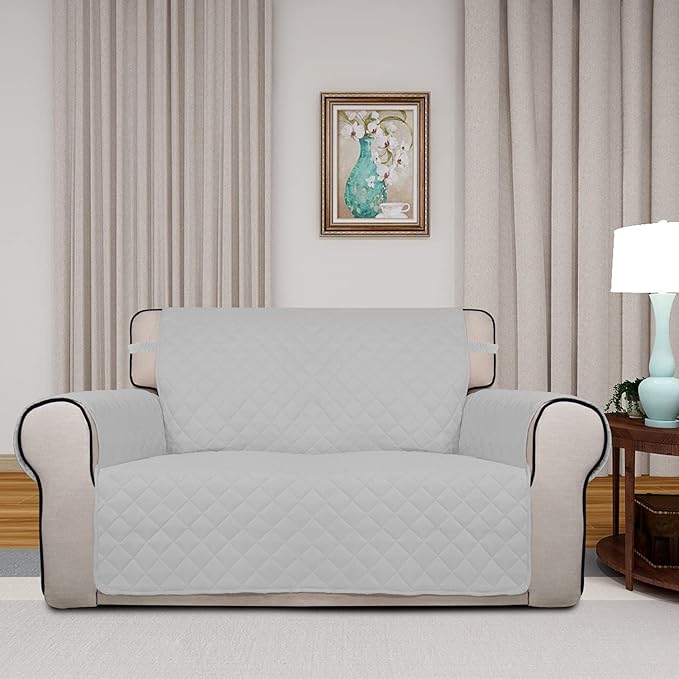 PureFit Reversible Quilted Sofa Cover, Water Resistant Slipcover Furniture - Image 2