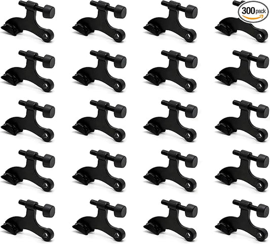 20 Pack Hinge Pin Black Door Stopper, Adjustable Heavy Duty Hinge Pin Door Stop by SUNTAI