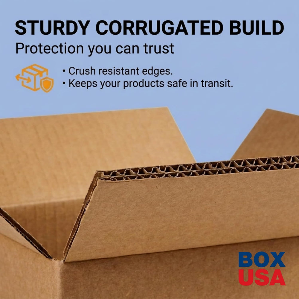 BOX USA Cube Shipping Boxes 12"L x 12"W x 12"H (25-Pack) - Sma...