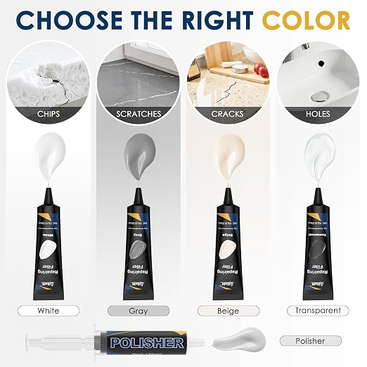 Quartz Countertop Repair Kit, Granite & Marble Repair Kit - Image 3