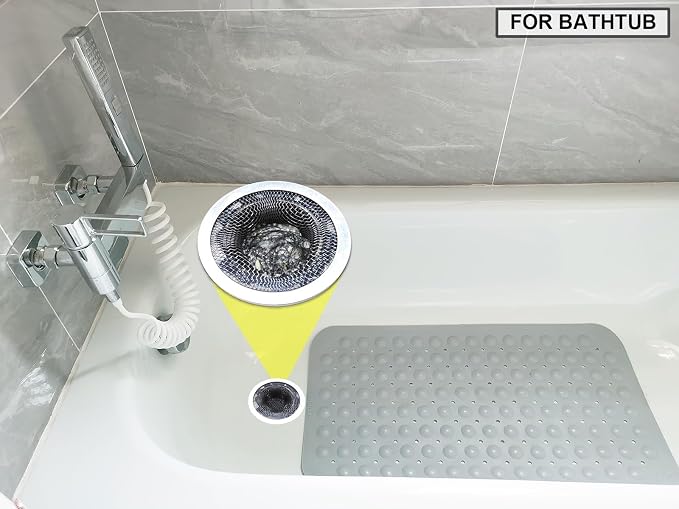 2PCS Tub Drain Hair Catcher - Image 4