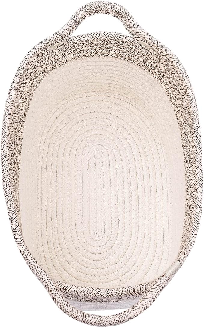Medium and Large Woven Basket//With Handle, Used - Image 7