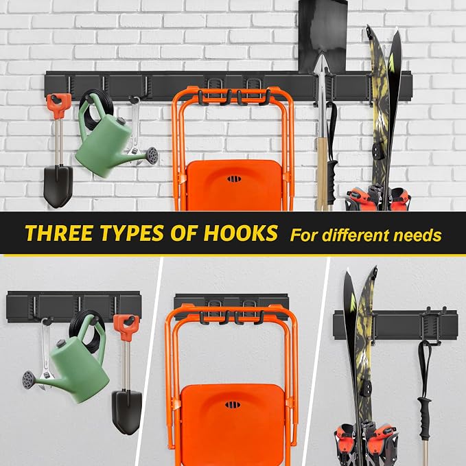 Garage Tool Organizer Wall Mount, 64 Inches Garden Tool Organizer - Image 5