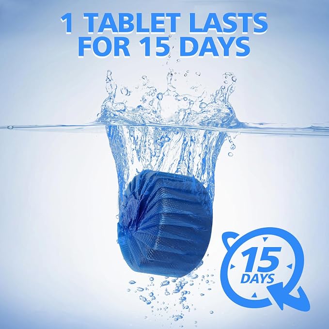 USKICH 40 Pack Toilet Bowl Cleaner Tablets, Long-Lasting Household Toilet - Image 6