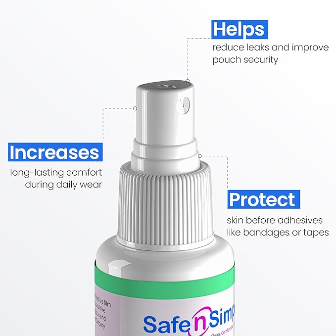 Safe n' Simple No Sting Barrier Film Spray - 2 Oz - Odor-Free Pre Tape Solution - Image 5