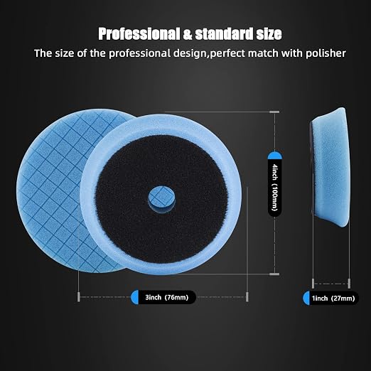SPTA Drill polishing kit, Car Foam Drill Buffing Pad, Polishing Pads Kit - Image 3