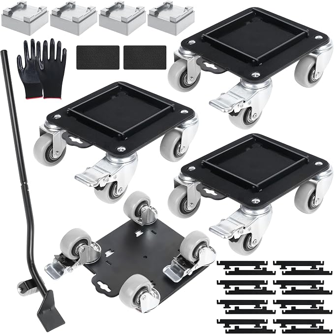 Furniture Movers with 4 Wheels, Heavy Duty Furniture Lift Mover Tool Set with by HometownCreek