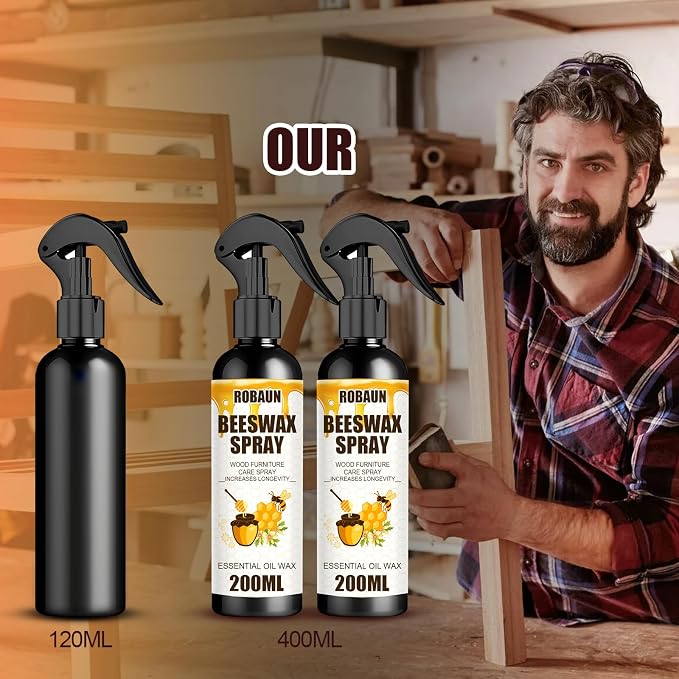 Beeswax Spray Furniture Polish, Wood Cleaner, Wood Floor Polish - Image 8