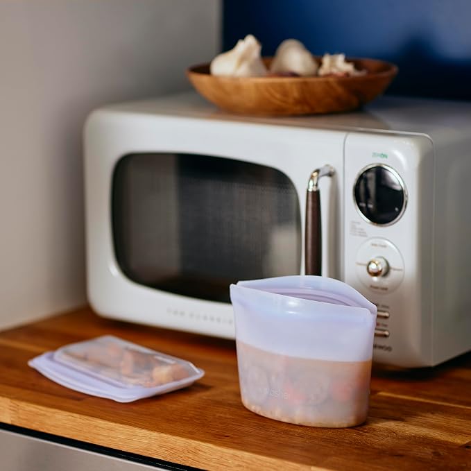 Stasher Premium Silicone Reusable Food Storage Bowl, Sous Vide, Dishwasher - Image 2