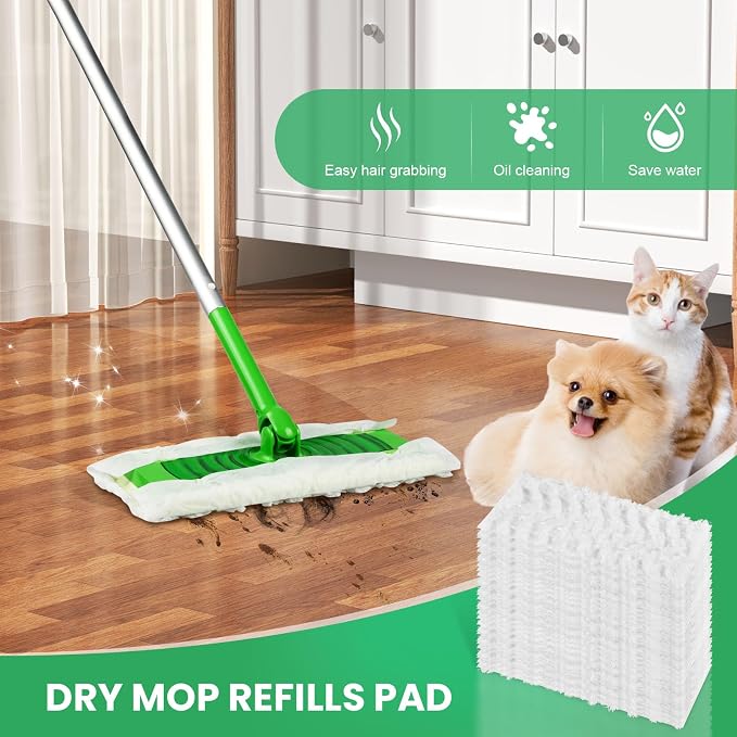 60 Count Dry Sweeping Cloths Compatible - Image 3