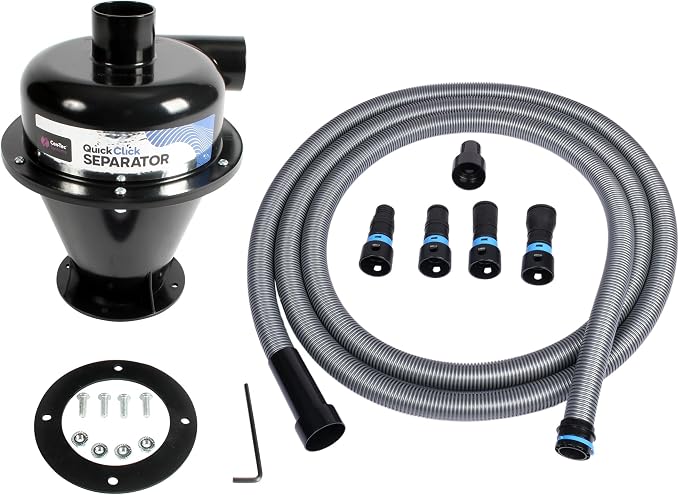 Cen-Tec Systems Quick Click Dust Separator and 16 Ft. Hose by Cen-TecSystems