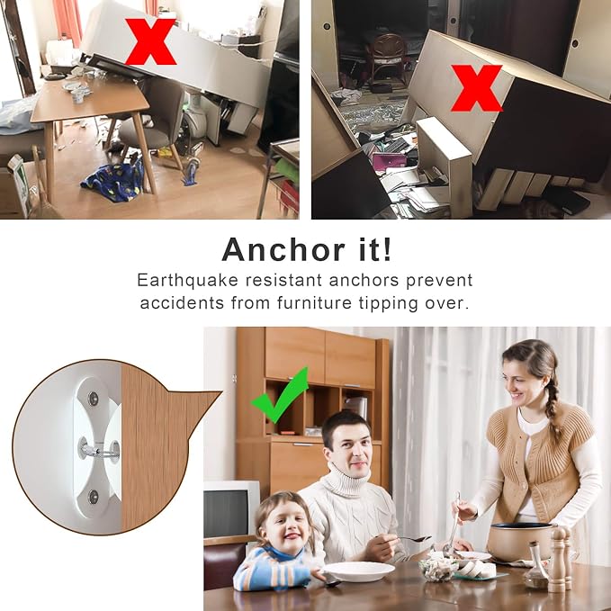 4our Kiddies 10 Pack Furniture Anchors - Image 2