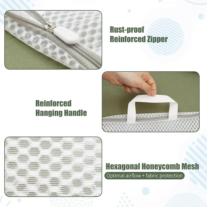 GWT 4Pcs 3D Mesh Laundry Bags - Image 4