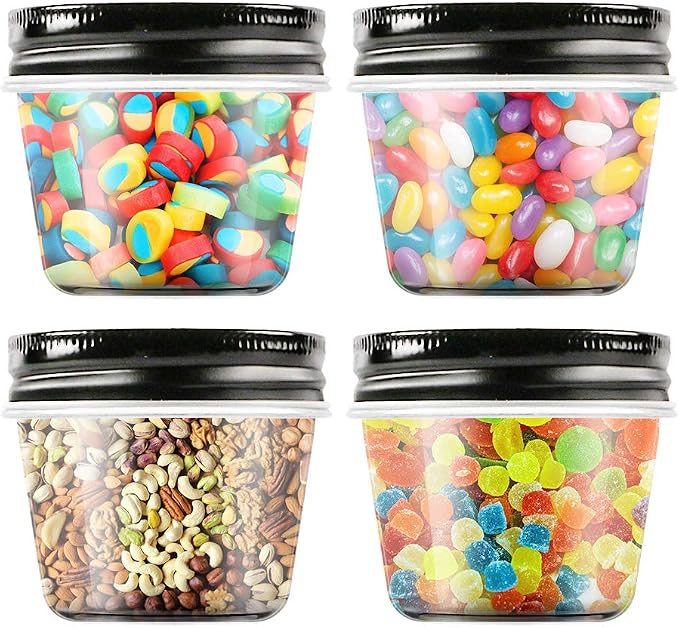 Novelinks 4 oz Clear Plastic Jars - Image 6