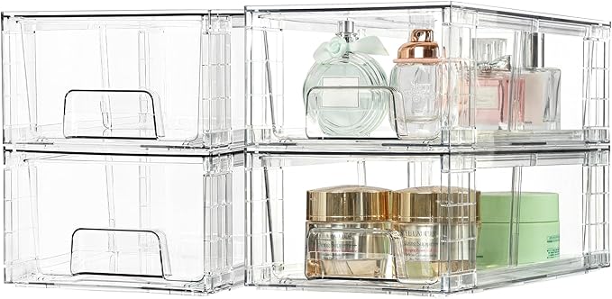 Vtopmart 8 Pack Stackable Storage Drawers, Easily Assemble Containers - Image 8