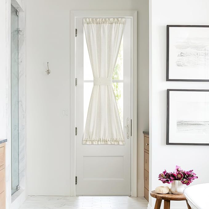 NICETOWN Linen Blend Small Window Curtains by NICETOWN