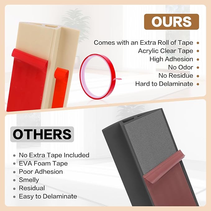 Floor Transition Strip Vinyl Door Threshold Ramp Self Adhesive Carpet Edging - Image 3