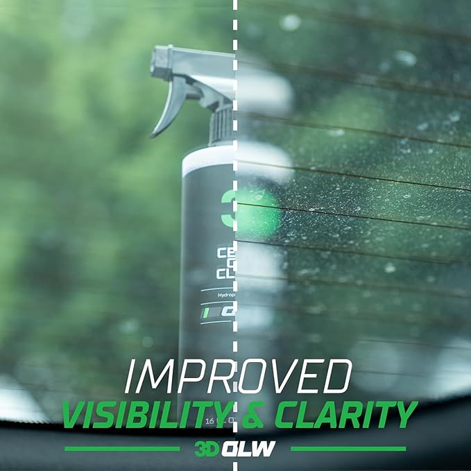 3D SiO2 Ceramic Glass Cleaner, GLW Series | Water & Rain Repellent | - Image 6