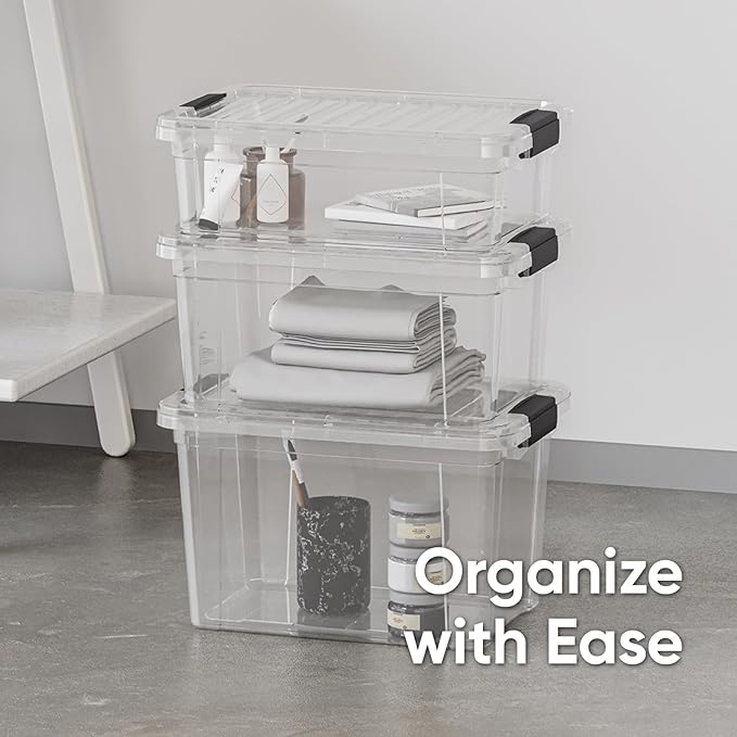 Superio Storage Bins with Lids - Image 9
