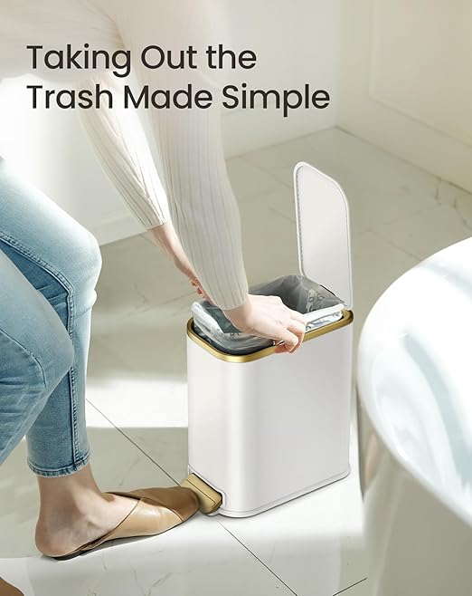 Cesun Small Bathroom Trash Can - Image 6
