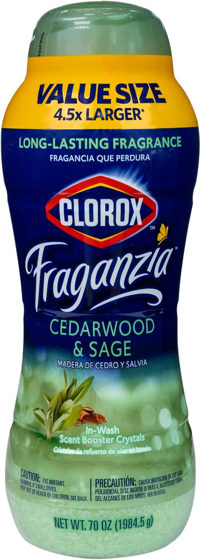 Clorox Fraganzia Laundry Scent Booster Crystals in Cedarwood & Sage Scent by Clorox