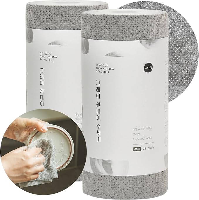 DEARCUS Gray One Day Scrubber by DearCustomersDEARCUS
