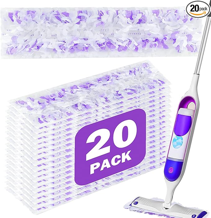 20 Pack Disposable Power Mop Pad Refills by SVPSNUMSI