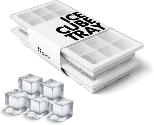 glacio Ice Cube Tray – Small Silicone Molds by glacio