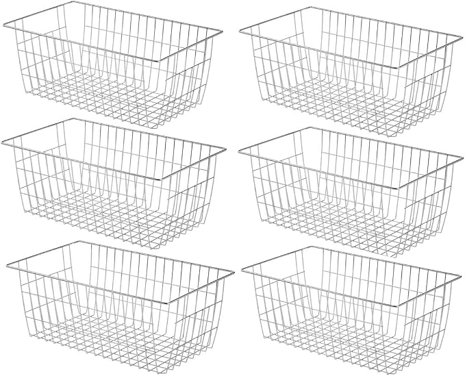 SANNO 15.7in Freezer Baskets Bins