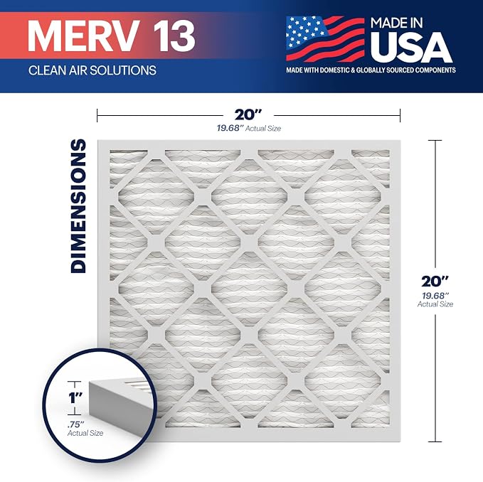 BNX TruFilter 20x20x1 Air Filter MERV 13 - Image 2
