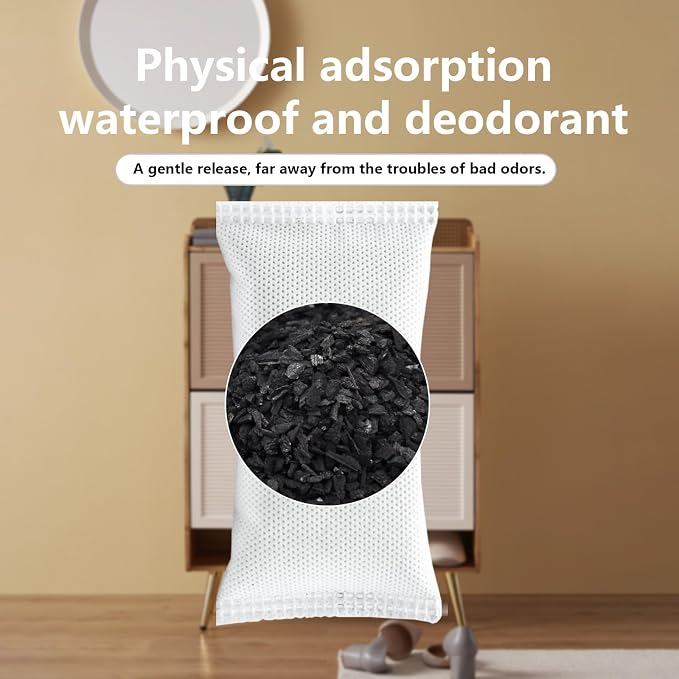 16 Pack Shoe Deodorizer Bags, Activated Charcoal Odor Absorber, Closet - Image 6