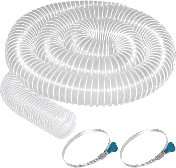 PVC Dust Collection Hose 3" x 10', Flexible Dust Collector Hose, Puncture by Qucship