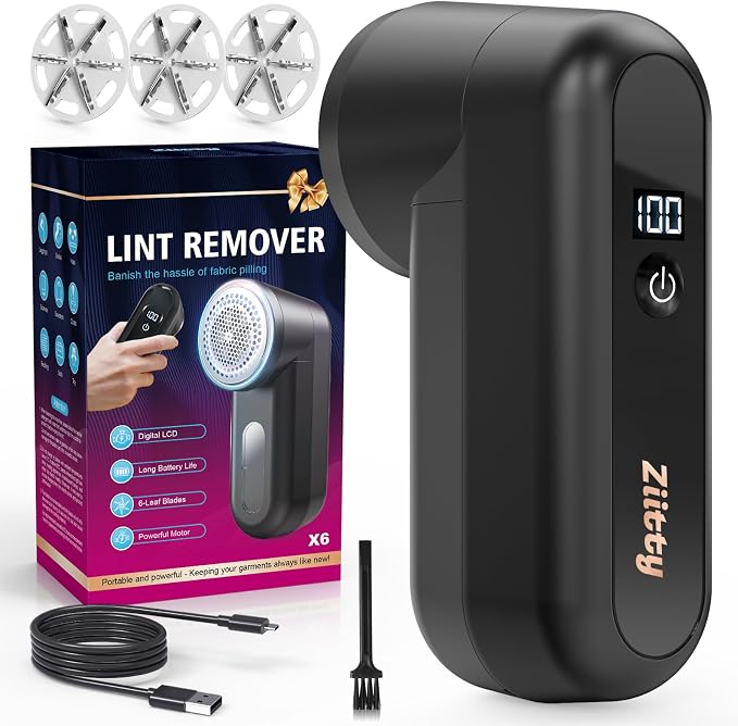 Fabric Shaver, Ziitty Lint Remover by welcometotheziitty
