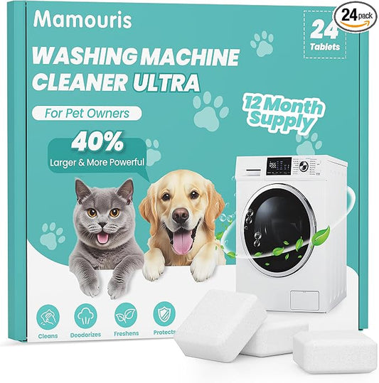 Washing Machine Cleaner Tablets: 40% Stronger Cleaning Power, Deep Cleaning by Mamouris