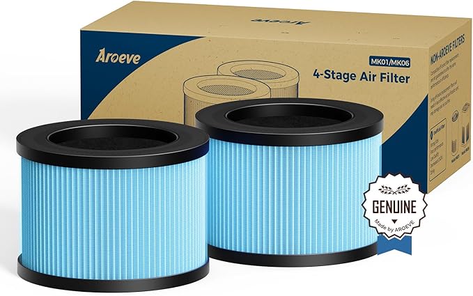 AROEVE MK01 & MK06 Air Filter Replacement 4-in-1 Air Filter by AROEVE