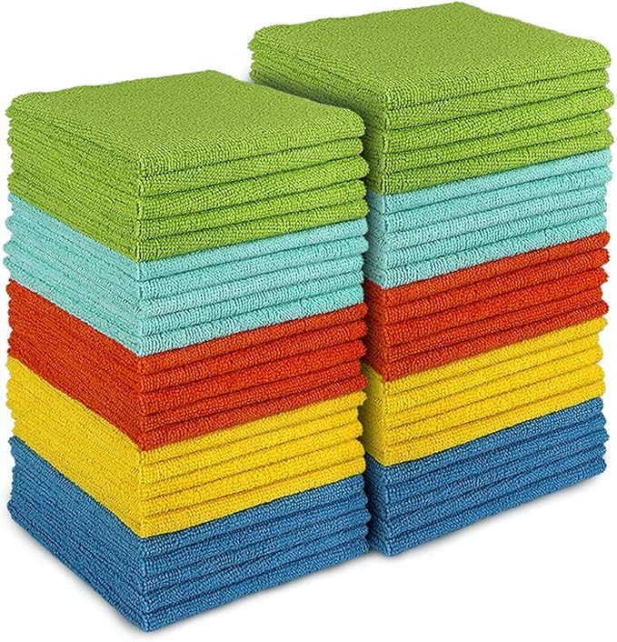 AIDEA Microfiber Cleaning Cloth, Microfiber Towels by AIDEAHOME