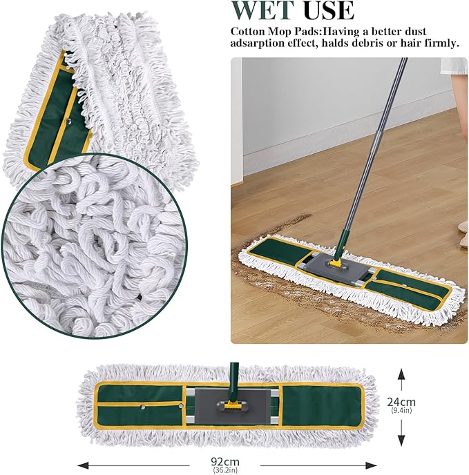 36" Commercial Mop, Masthome Heavy Duty Industrial Mop - Image 7