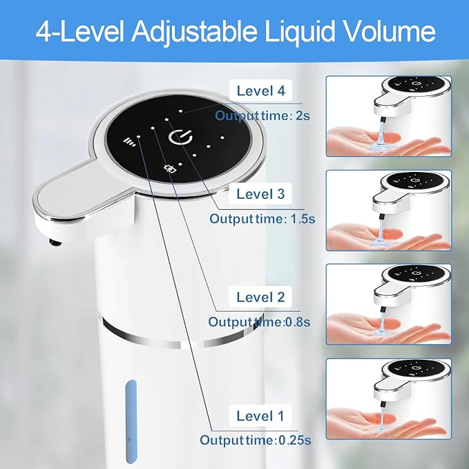 Automatic Liquid Soap Dispenser Bathroom Kitchen Dish Liquid Body Shampoo - Image 4