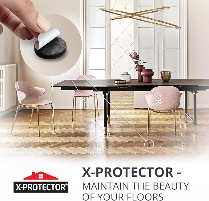 Felt Furniture Pads 235 PCS X-Protector! Huge Quantity of Black Furniture Pads - Image 6