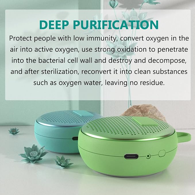 Refrigerator Deodorizer, Fridge Odor Absorber, Mini USB Rechargeable Ozone Odor - Image 8