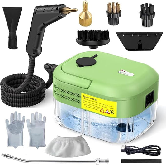 8-in-1 Handheld Steam Cleaner, 2200W High Pressure Steam Cleaner, 1.2L Portable by Hombasing