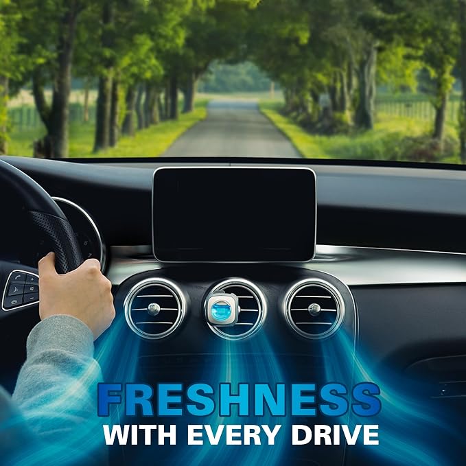 Air Jungles New Car Scent Car Air Freshener Clip, 6 Vent Clips, 4ml Each - Image 5