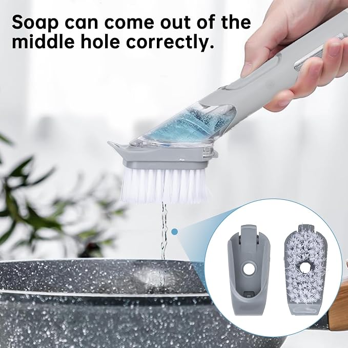4 Pack Dish Brush Refills Compatible - Image 4