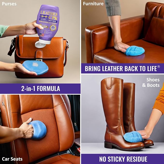 Leather CPR Leather Cleaner And Conditioner - Image 3