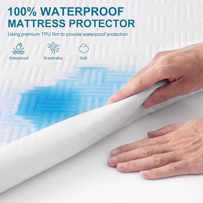 Waterproof Mattress Protector Twin XL Size - Image 2