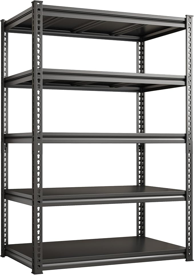 REIBII 72" H Garage Shelving Load 2500 LBS, Heavy Duty Storage Shelves - Image 9